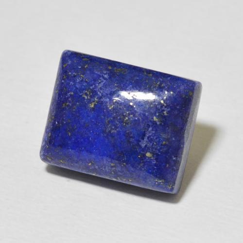 Lápis-lazúli Azul Egípcio Profundo Natural 12.19ct, baguete, Opaco