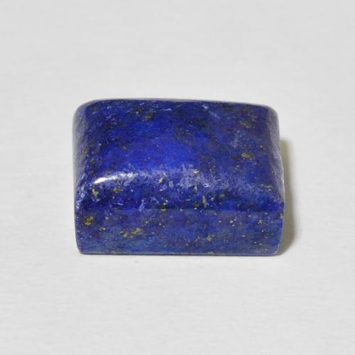 Lápis-lazúli Azul Egípcio Profundo Natural 12.19ct, baguete, Opaco