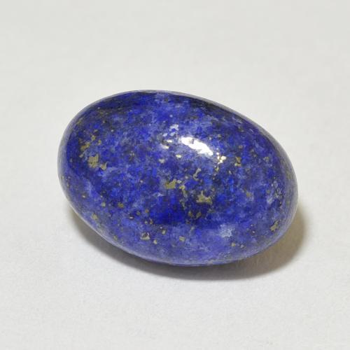 Lápis-lazúli Azul médio Natural 7.19ct, Corte Oval, Opaco