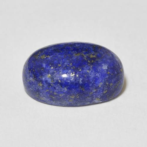 Lápis-lazúli Azul médio Natural 7.19ct, Corte Oval, Opaco