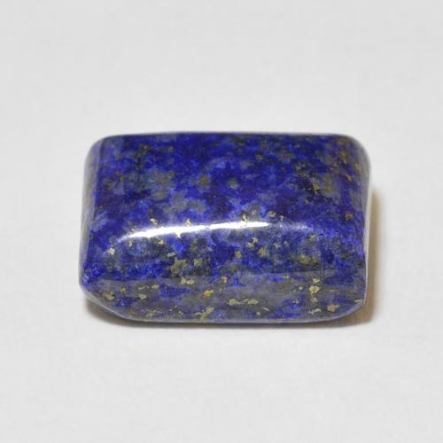 Lápis-lazúli Azul profundo Natural 9.14ct, baguete, Opaco