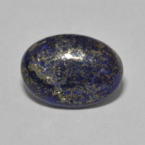 6.50ct Natural Azul Muito Profundo Lápis-lazúli, oval, Opaco