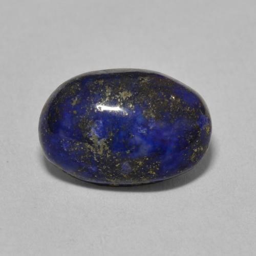 Lápis-lazúli azul natural 6,77ct, corte oval, opaco
