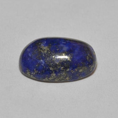 Lápis-lazúli azul natural 6,77ct, corte oval, opaco