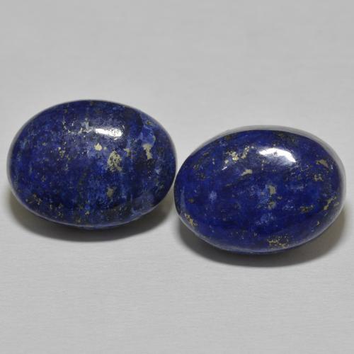 29.00ctw Natural Azul Muito Profundo Lápis-lazúli, oval, Opaco