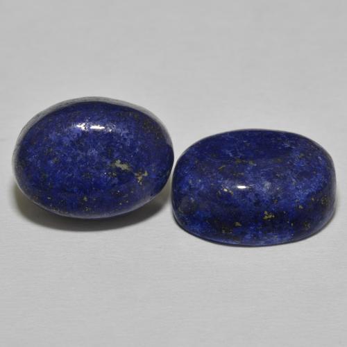 Pedras preciosas de Lápis-lazúli Azul Muito Profundo natural de 27.91 ct, oval, Opaco