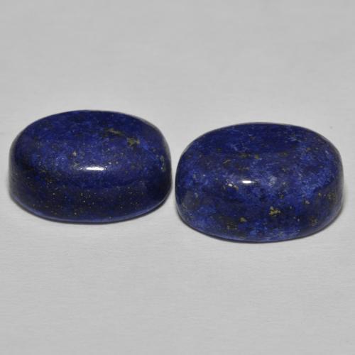 Pedras preciosas de Lápis-lazúli Azul Muito Profundo natural de 27.91 ct, oval, Opaco