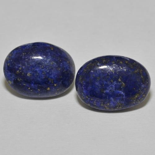 19.30ctw Natural Azul escuro Lápis-lazúli, oval, Opaco