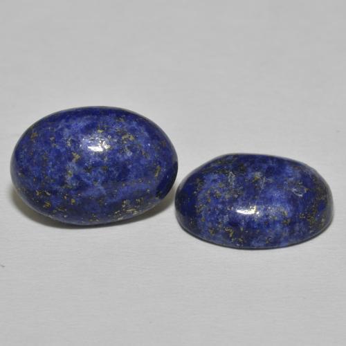 Pedras preciosas de Lápis-lazúli Azul escuro natural de 18.07 ct, oval, Opaco