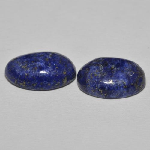 Pedras preciosas de Lápis-lazúli Azul escuro natural de 18.07 ct, oval, Opaco