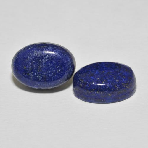 Pedras preciosas de Lápis-lazúli Azul Egípcio Profundo natural de 18.05 ct, oval, Opaco