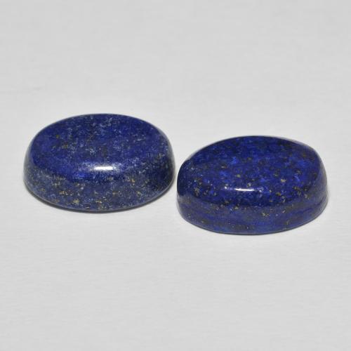 Pedras preciosas de Lápis-lazúli Azul Egípcio Profundo natural de 18.05 ct, oval, Opaco