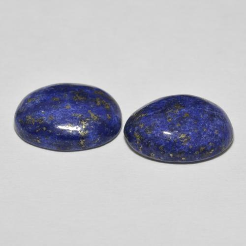 Pedras preciosas de Lápis-lazúli Azul escuro natural de 23.26 ct, oval, Opaco