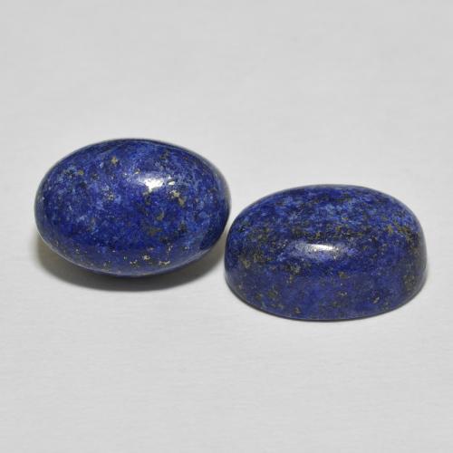 Pedras preciosas de Lápis-lazúli Azul profundo natural de 20.03 ct, oval, Opaco