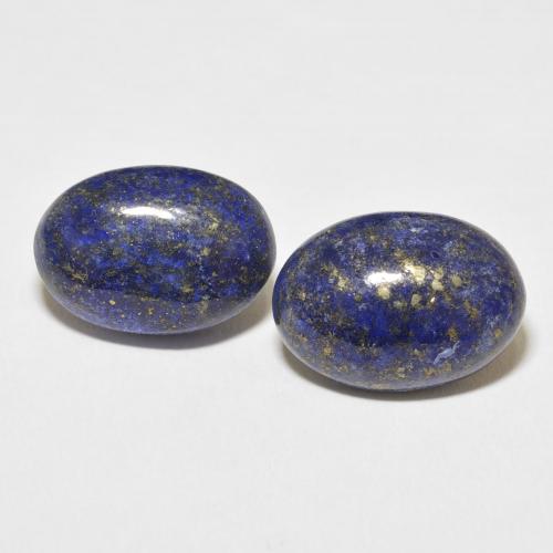 19.43ctw Natural Azul escuro Lápis-lazúli, oval, Opaco