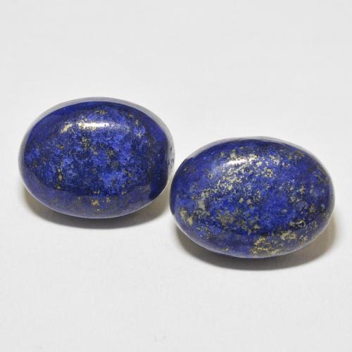 Pedras preciosas de Lápis-lazúli Azul-marinho natural de 25.25 ct, Corte Oval, Opaco