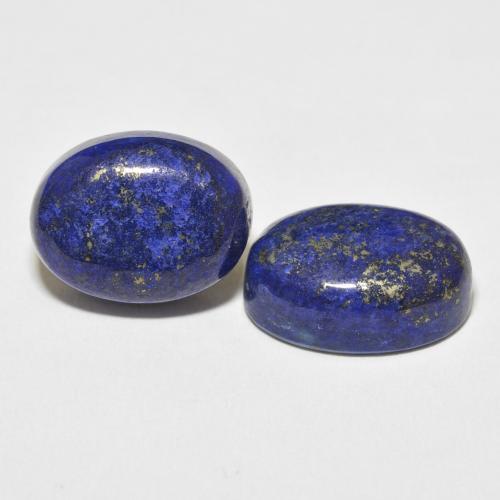 Pedras preciosas de Lápis-lazúli Azul-marinho natural de 25.25 ct, Corte Oval, Opaco
