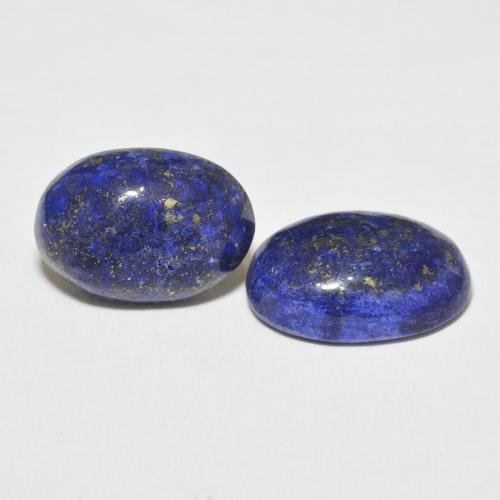 Pedras preciosas de Lápis-lazúli Azul Egípcio Profundo natural de 18.80 ct, oval, Opaco