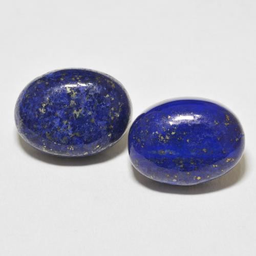 27.73ctw Natural Azul profundo Lápis-lazúli, oval, Opaco