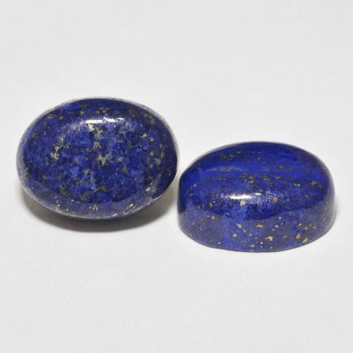 Pedras preciosas de Lápis-lazúli Azul profundo natural de 27.73 ct, oval, Opaco