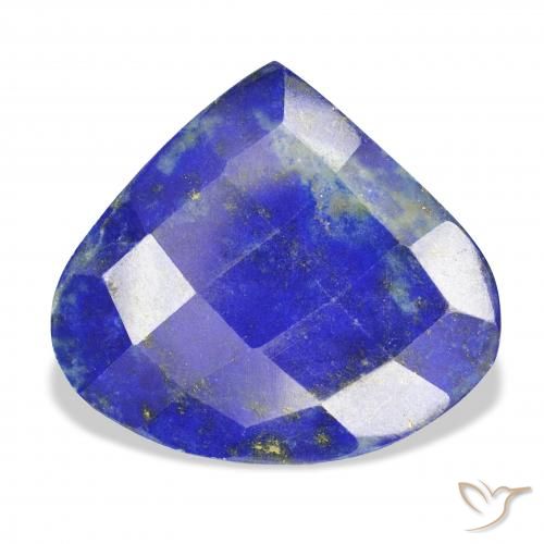 22.58ct Natural Azul profundo Lápis-lazúli, Formato de pêra, Opaco