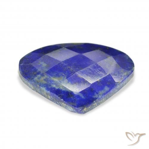 Lápis-lazúli Azul profundo Natural 22.58ct, Formato de pêra, Opaco