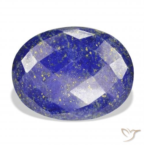 50.98ct Natural Azul profundo Lápis-lazúli, oval, Opaco