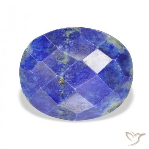 25.71ct Natural Azul profundo Lápis-lazúli, oval, Opaco
