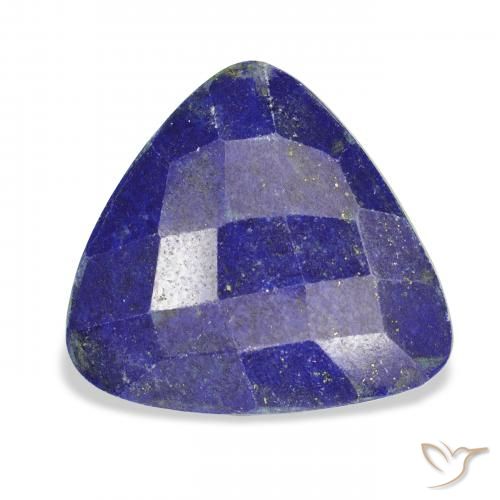 16.13ct Natural Azul Egípcio Profundo Lápis-lazúli, Trilhão, Opaco