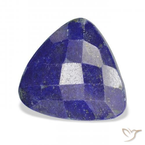Lápis-lazúli Azul Egípcio Profundo Natural 16.13ct, Trilhão, Opaco