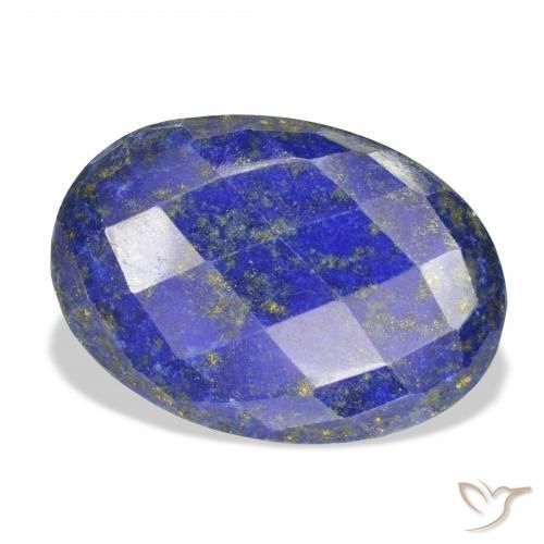 Lápis-lazúli Azul profundo Natural 30.88ct, oval, Opaco