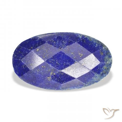 19.56ct Natural Azul-marinho Lápis-lazúli, oval, Opaco