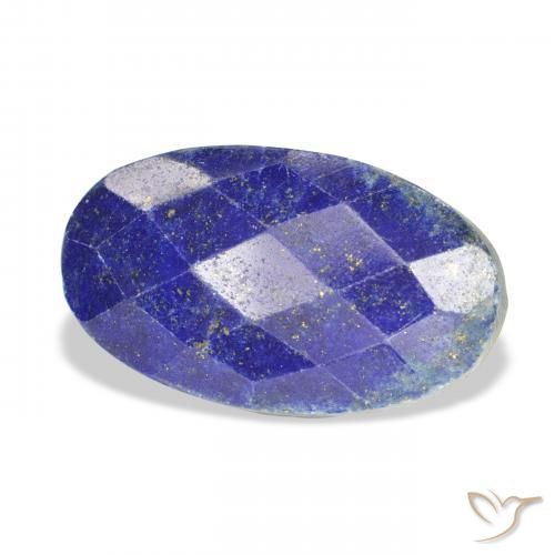 Lápis-lazúli Azul-marinho Natural 19.56ct, oval, Opaco