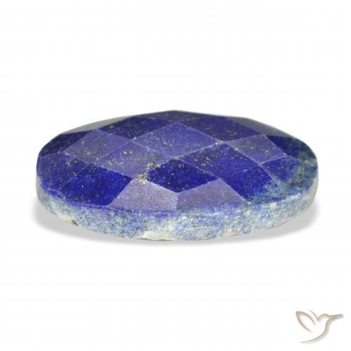 Lápis-lazúli Azul-marinho Natural 19.56ct, oval, Opaco