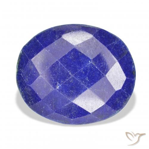 31.66ct Natural Azul Egípcio Profundo Lápis-lazúli, oval, Opaco