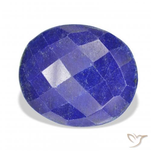 Lápis-lazúli Azul Egípcio Profundo Natural 31.66ct, oval, Opaco