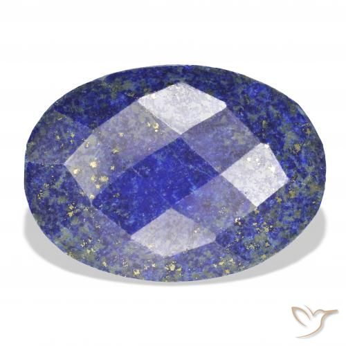 25.54ct Natural Azul-marinho Lápis-lazúli, oval, Opaco