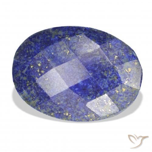 Lápis-lazúli Azul-marinho Natural 25.54ct, oval, Opaco