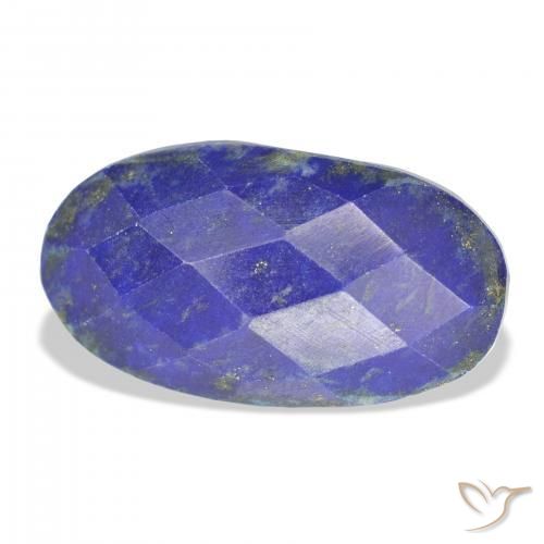 Lápis-lazúli Azul profundo Natural 10.68ct, oval, Opaco