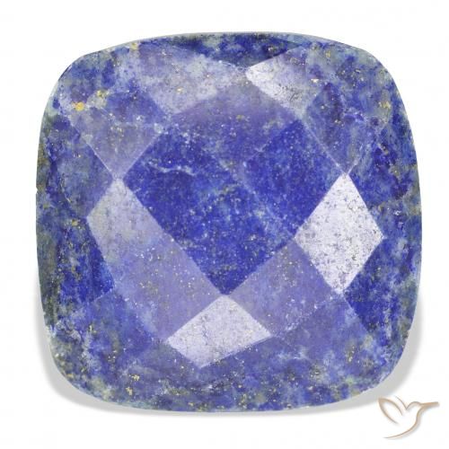 25.25ct Natural Azul profundo Lápis-lazúli, Almofada, Opaco