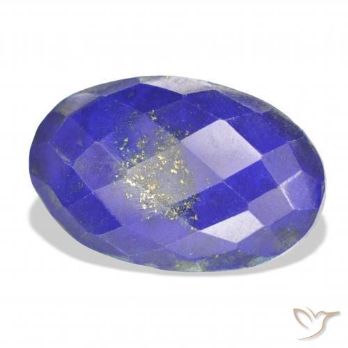 Lápis-lazúli Azul Egípcio Profundo Natural 19.90ct, oval, Opaco