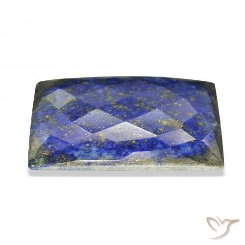 Lápis-lazúli Azul profundo Natural 55.15ct, baguete, Opaco