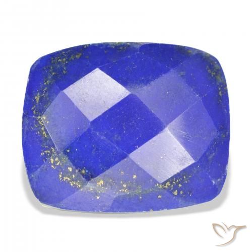17.74ct Natural Azul Egípcio Profundo Lápis-lazúli, Almofada, Opaco