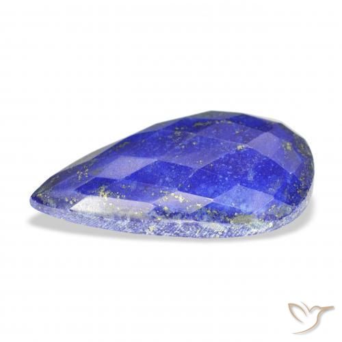 Lápis-lazúli Azul médio Natural 26.02ct, Formato de pêra, Opaco