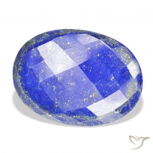 Lápis-lazúli Azul claro Natural 51.42ct, oval, Opaco