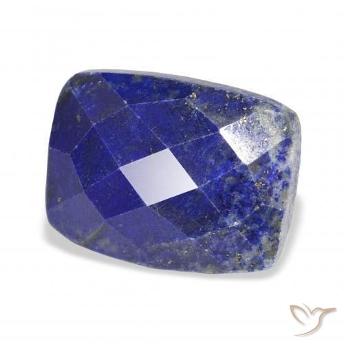 Lápis-lazúli Azul-marinho Natural 18.57ct, Almofada, Opaco