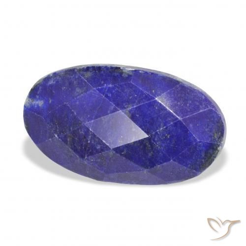 Lápis-lazúli Azul-marinho Natural 18.84ct, oval, Opaco
