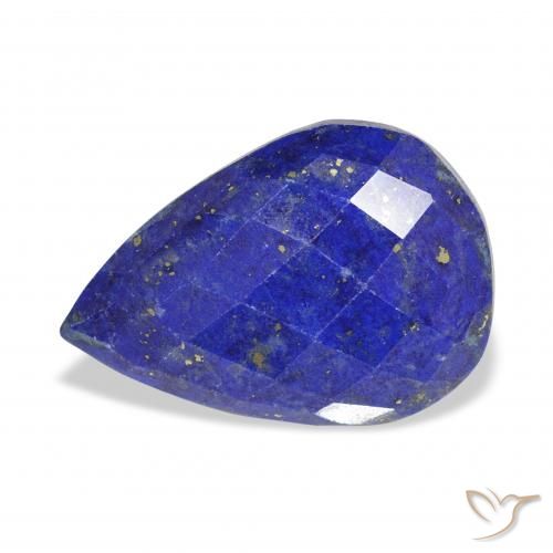 14.18ct Natural Azul-marinho Lápis-lazúli, Formato de pêra, Opaco