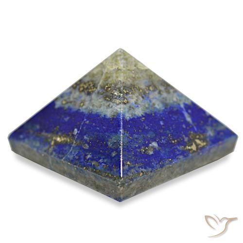 Lápis-lazúli azul natural 83,14ct, quadrado, opaco