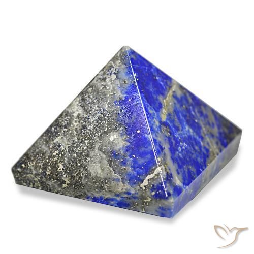 Lápis-lazúli azul natural 92,01ct, quadrado, opaco